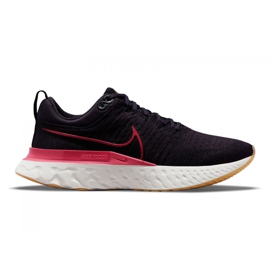 Zapatillas de running Nike React Infinity Run Flyknit 2 W CT2423-501 negro púrpura