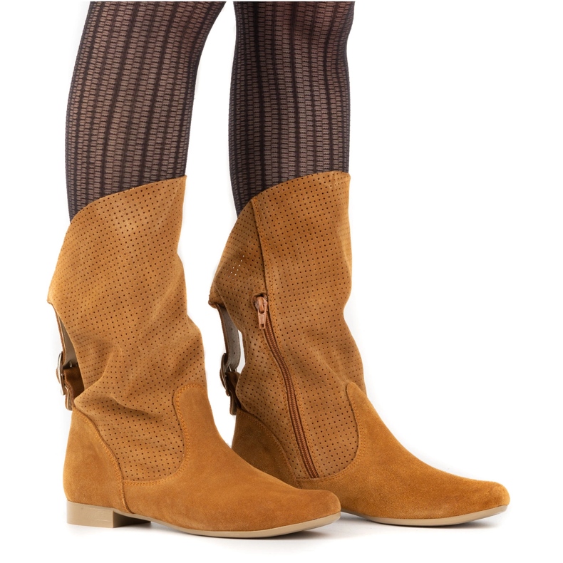 Olivier Botas Elena caladas rojo naranja Olivier Botas Elena caladas rojo naranja