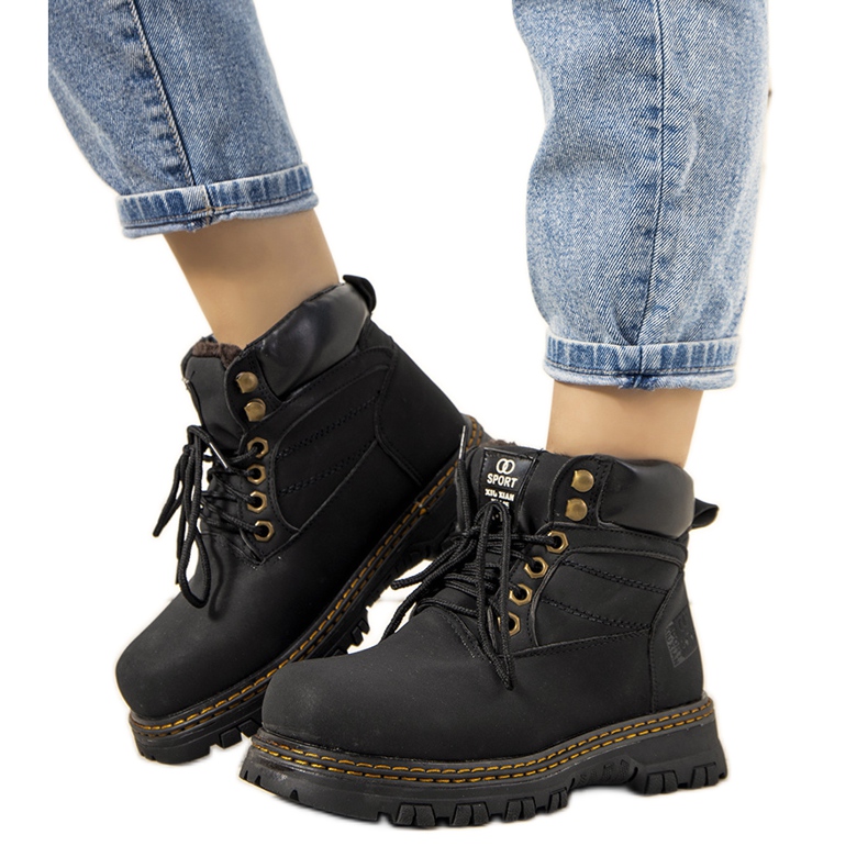 Botas de mujer negras con aislamiento de Livia negro