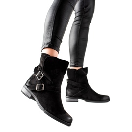 W. Potocki botas sin cordones Potocki de ante negro