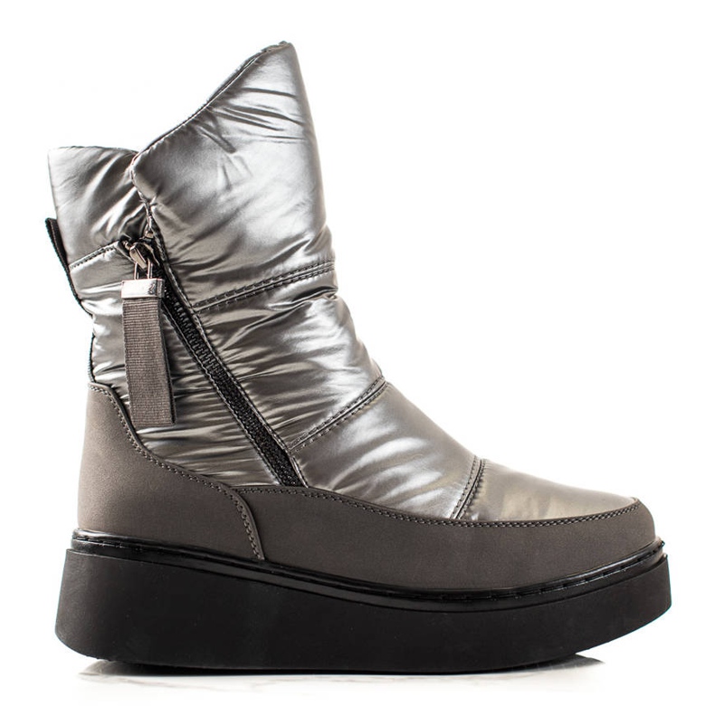 Weide Botas de nieve cálidas y cómodas negro