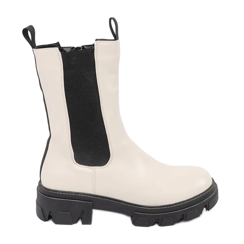 Goodin Botas altas de moda beige