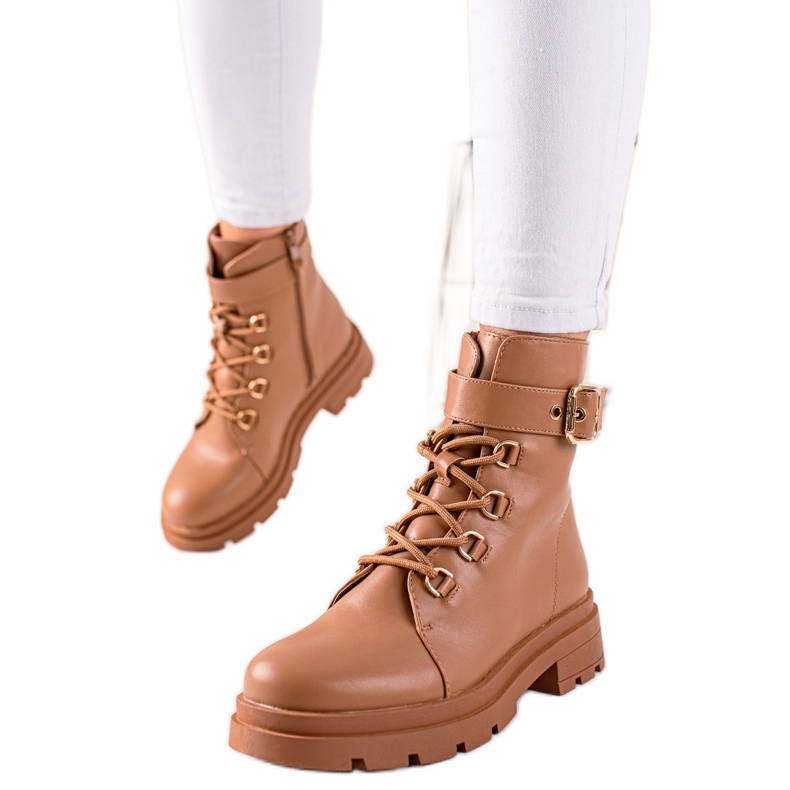 Sixth Sense Tramperos con estilo con hebilla marrón