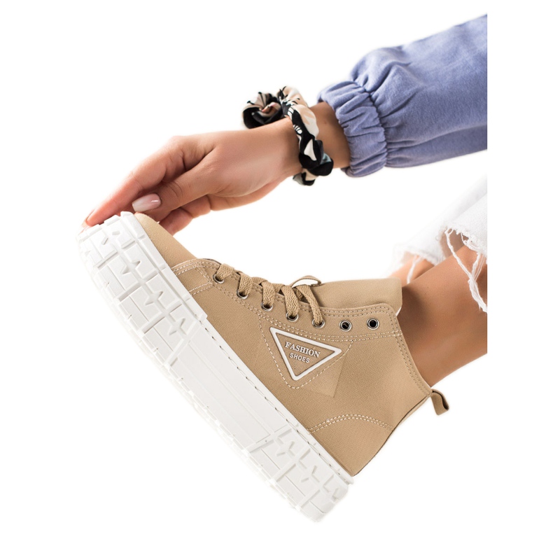 Goodin Zapatillas De Deporte De Alta Moda beige Goodin Zapatillas De Deporte De Alta Moda beige