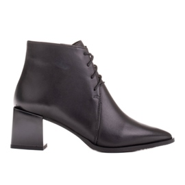 Marco Shoes Botas clásicas con cordones negro