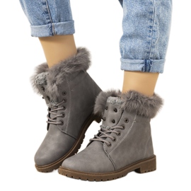 Botas con aislamiento de mujer LeBatelier grises Botas con aislamiento de mujer LeBatelier grises