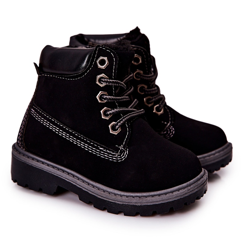 Botas Trappers Infantiles Milos Negras negro Botas Trappers Infantiles Milos Negras negro