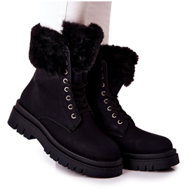 Botas Calientes Con Piel Farley Negra negro Botas Calientes Con Piel Farley Negra negro