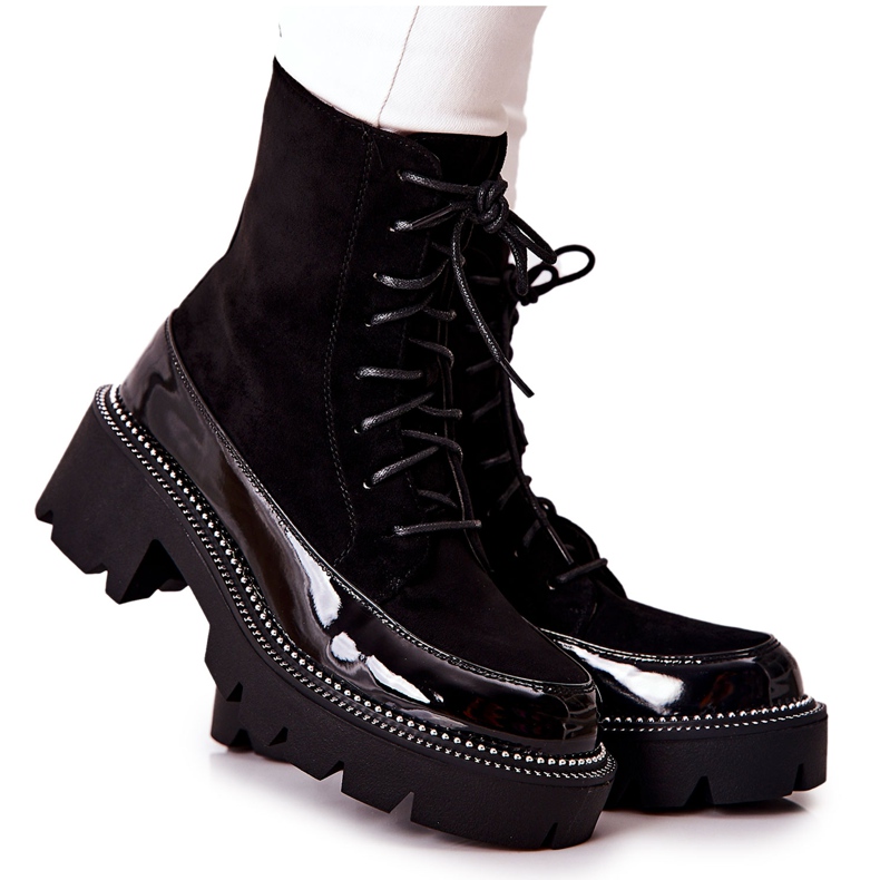 Botas Altas En Cremallera Solutia Negra negro