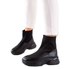 Seastar Botas sin cordones con calcetín negro Seastar Botas sin cordones con calcetín negro