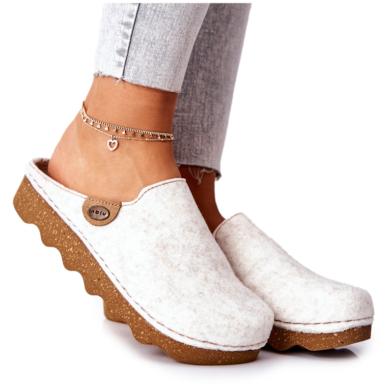 Pantuflas Prophylactic Inblu Pantuflas Beige DK20FE01W