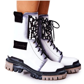 Botines Piel Botas Calientes Maciejka Blanco 05113-11 negro