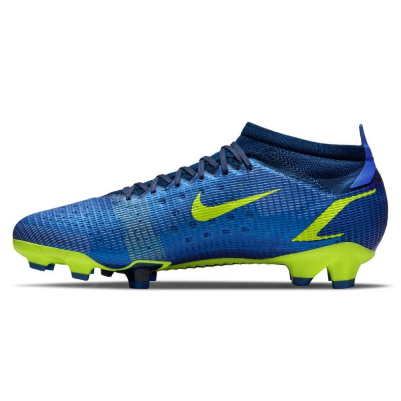 Zapatos de fútbol Nike Mercurial Vapor 14 Pro Fg M CU5693 574 azul azules y azul marino