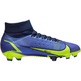 Zapatos de fútbol Nike Mercurial Superfly 8 Pro Fg M CV0961 574 azul azul