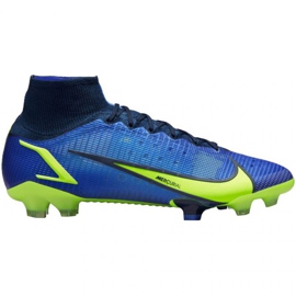 Zapatos de fútbol Nike Mercurial Superfly 8 Elite Fg M CV0958 574 azul azul