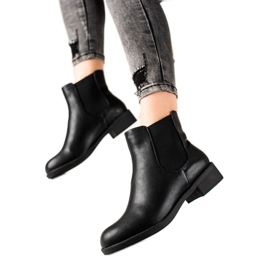 TRENDI Botas Chelsea clásicas negro