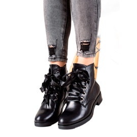 Evento Botas con encuadernación decorativa negro Evento Botas con encuadernación decorativa negro