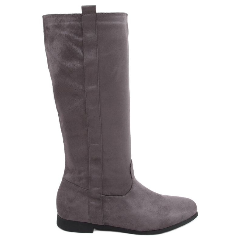 Botas planas Flatty Grey gris Botas planas Flatty Grey gris