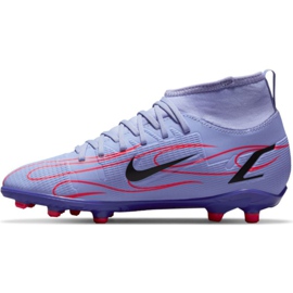 Zapatillas de fútbol Nike Mercurial Superfly 8 Club Km Mg Jr DB0925 506 rosa, morado púrpura
