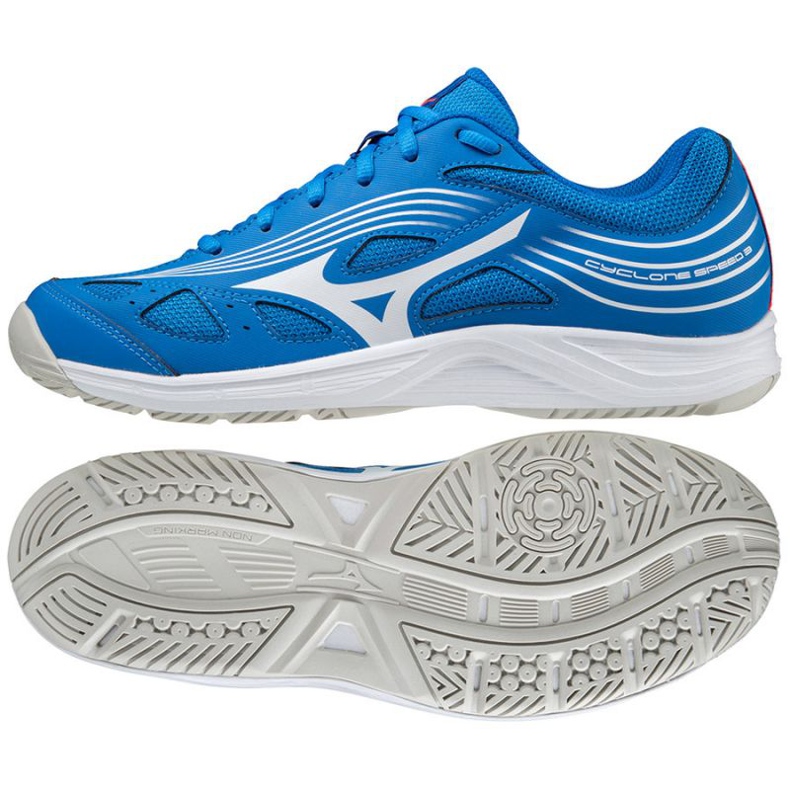 Zapatillas de voleibol Mizuno Cyclone Speed 3 M V1GA218024 azul azul Zapatillas de voleibol Mizuno Cyclone Speed 3 M V1GA218024 azul azul