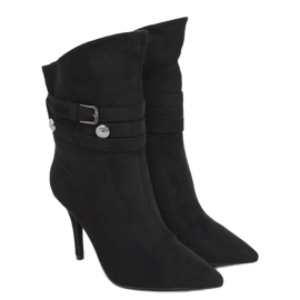 Botas de tacón Elssa Black negro