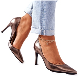 Stilettos en Spitz Monnari 0390-M22 Plata multicolor