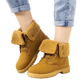 Botas aislantes camel de mujer Ida marrón