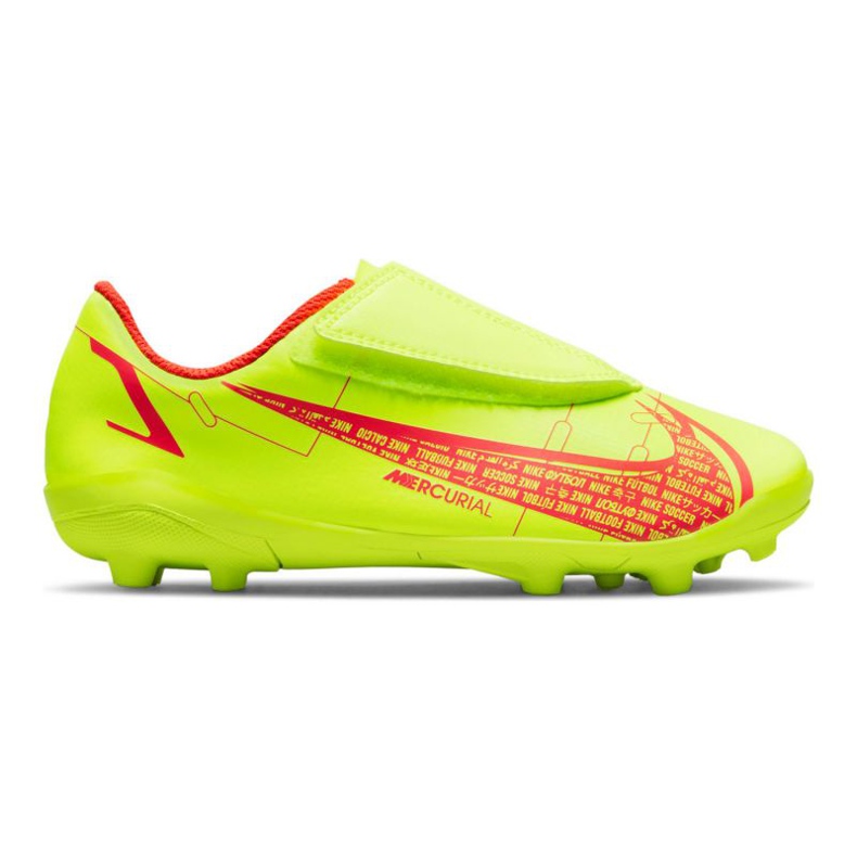 Zapatillas de fútbol Nike Mercurial Vapor 14 Club Mg Jr CV0833-760 verde verde