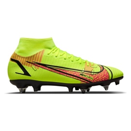 Zapatos de fútbol Nike Mercurial Superfly 8 Academy SG-Pro Ac M CW7432-760 verde verde
