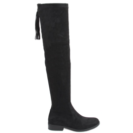 Botas hasta el muslo Nana para mujer negro Botas hasta el muslo Nana para mujer negro