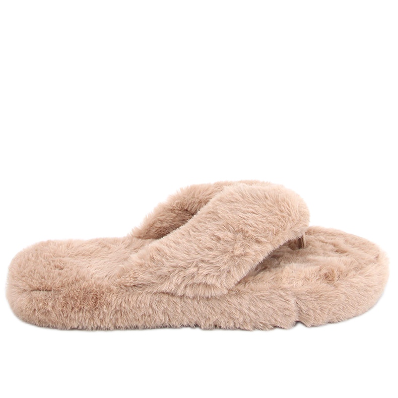 Pantuflas de piel Bunny Camel beige Pantuflas de piel Bunny Camel beige