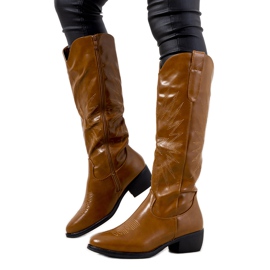 Botas de vaquero marrón, Berthiaume de alto aislamiento