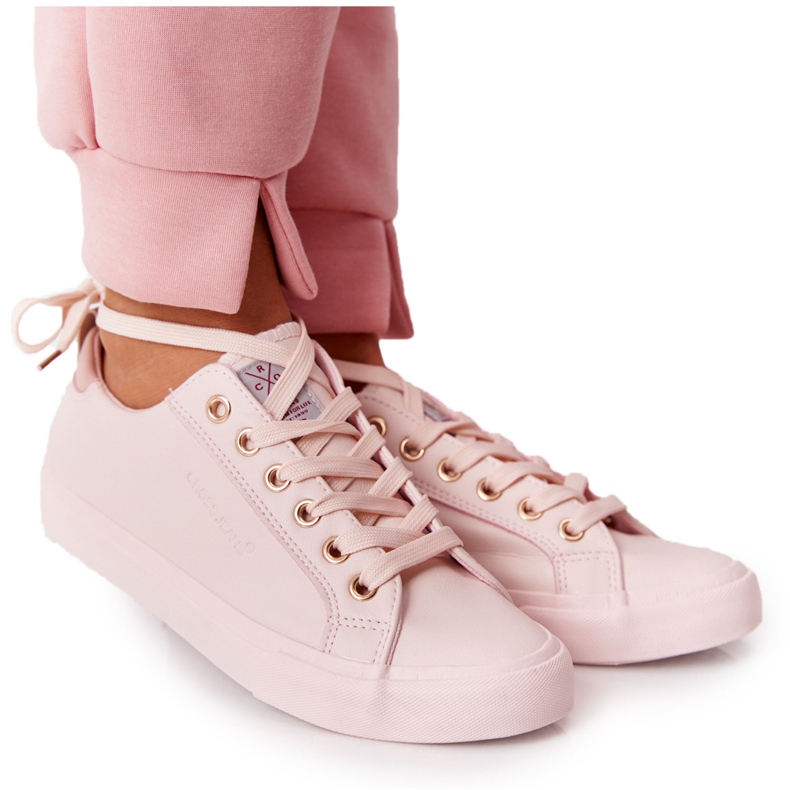 Big Star Zapatillas Mujer Eco-Cuero Cross Jeans HH2R4004C Rosa rosado