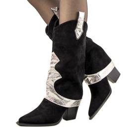 Botas camperas negras de Luciana negro