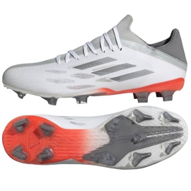 Botas de fútbol adidas X Speedflow.2 Fg M FY3287 gris blanco gris Botas de fútbol adidas X Speedflow.2 Fg M FY3287 gris blanco gris