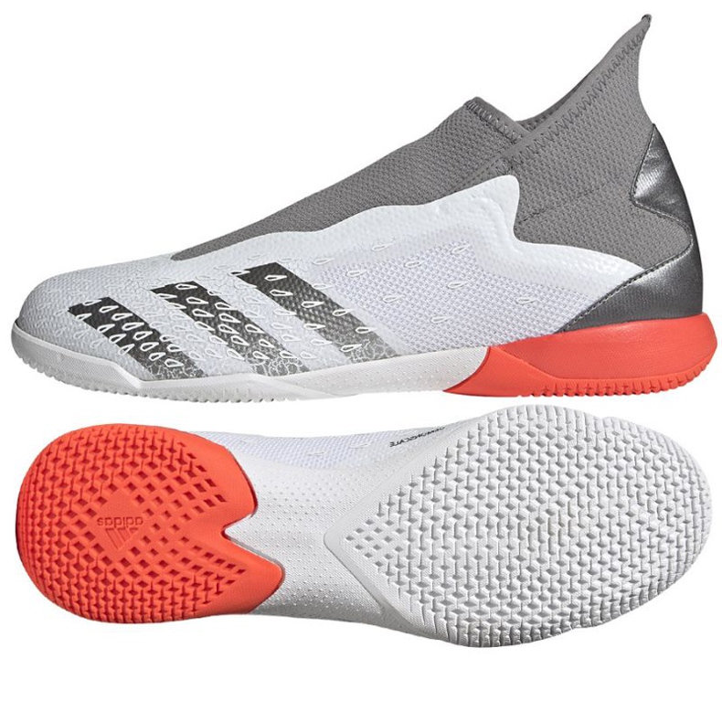 Botas de fútbol adidas Predator Freak.3 Ll In M FY7823 gris blanco gris