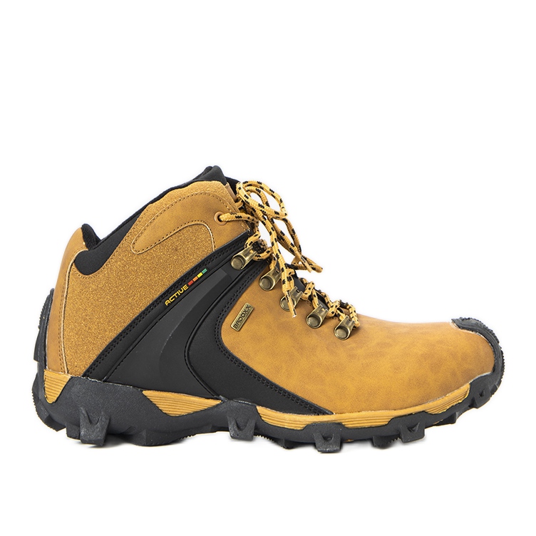Calzado deportivo de camello con aislamiento de Barry para hombre amarillo