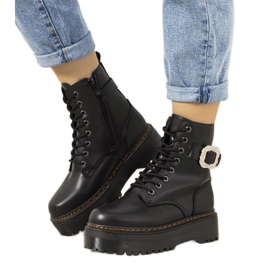 Botas de mujer negras con aislamiento Henra negro Botas de mujer negras con aislamiento Henra negro
