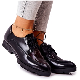 Zapatos de piel Monnari M73 / 1 Black negro multicolor Zapatos de piel Monnari M73 / 1 Black negro multicolor