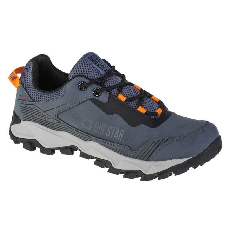 Zapatos Big Star Trekking M II174138 azul marino gris
