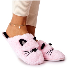 PE1 Gatitos Pantuflas Suaves Con Orejas Rosadas Distty