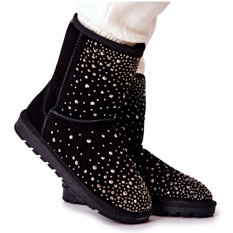 Warm Mukluki Con Jets Negro Mariella