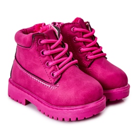 Botas Niños Warm Trappers Fucsia Dexter rosado