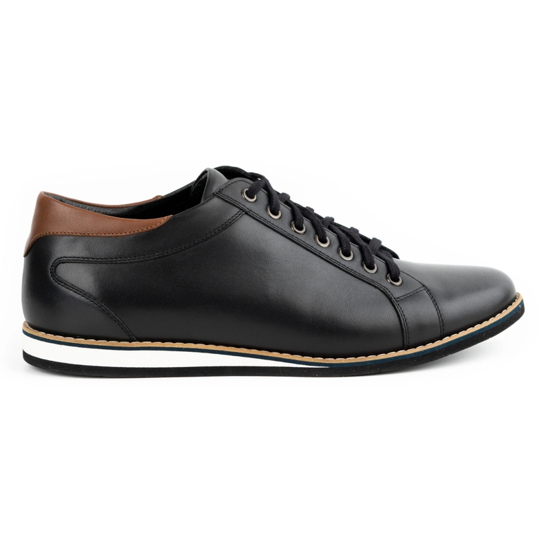 Olivier Zapato piel hombre 7008KB negro