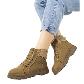 Botas de mujer con aislamiento verde Milani caqui