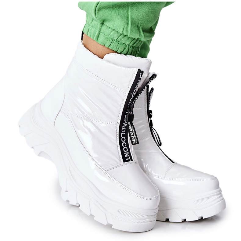 Vinceza Botas Trappers Mujer Blancas Echowen blanco negro Vinceza Botas Trappers Mujer Blancas Echowen blanco negro