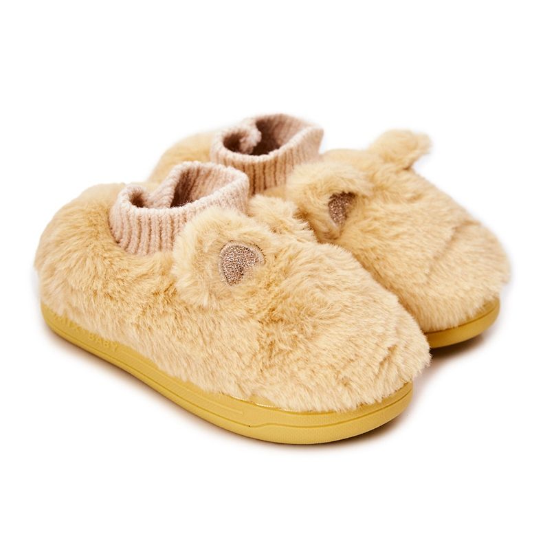 Pantuflas Calientes Con Dessi Amarillo De Canalé beige