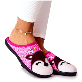 WJ1 Zapatillas calentitas Reno Rosa Taffy