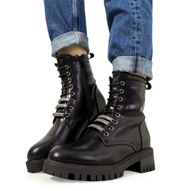 Botas de cuña con aislamiento negras de Olvera negro