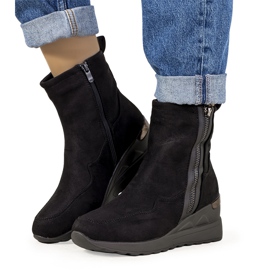 Botas de cuña con aislamiento negras de Valdez negro